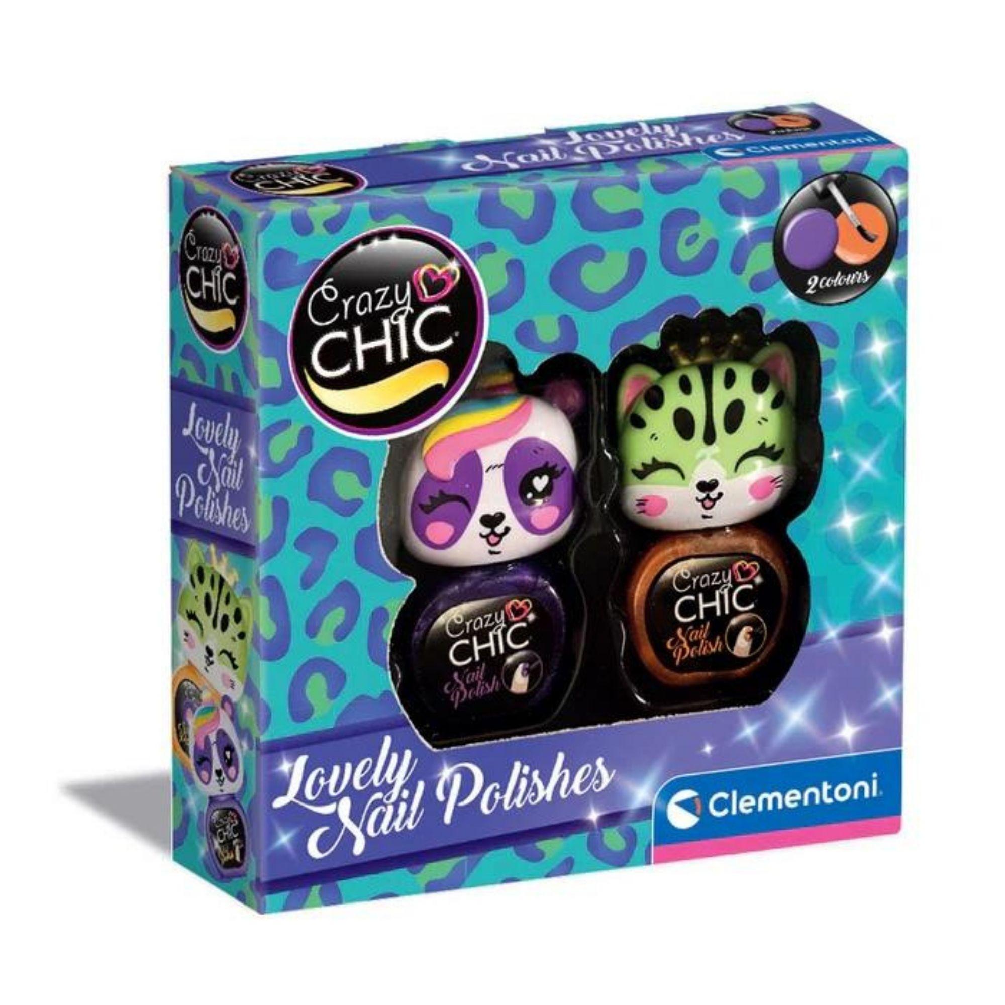 Clementoni Crazy Chic Lovely Nail Polishes (Set Of 2, Assorted)