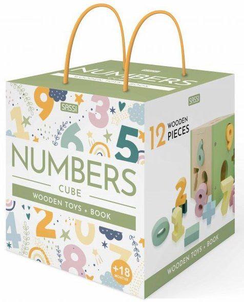 Wooden Toys And Book Numbers