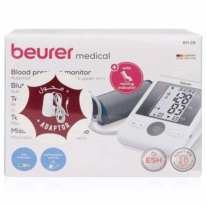 Beurer Bm28 Upper Arm Bp Monitor With Adaptor