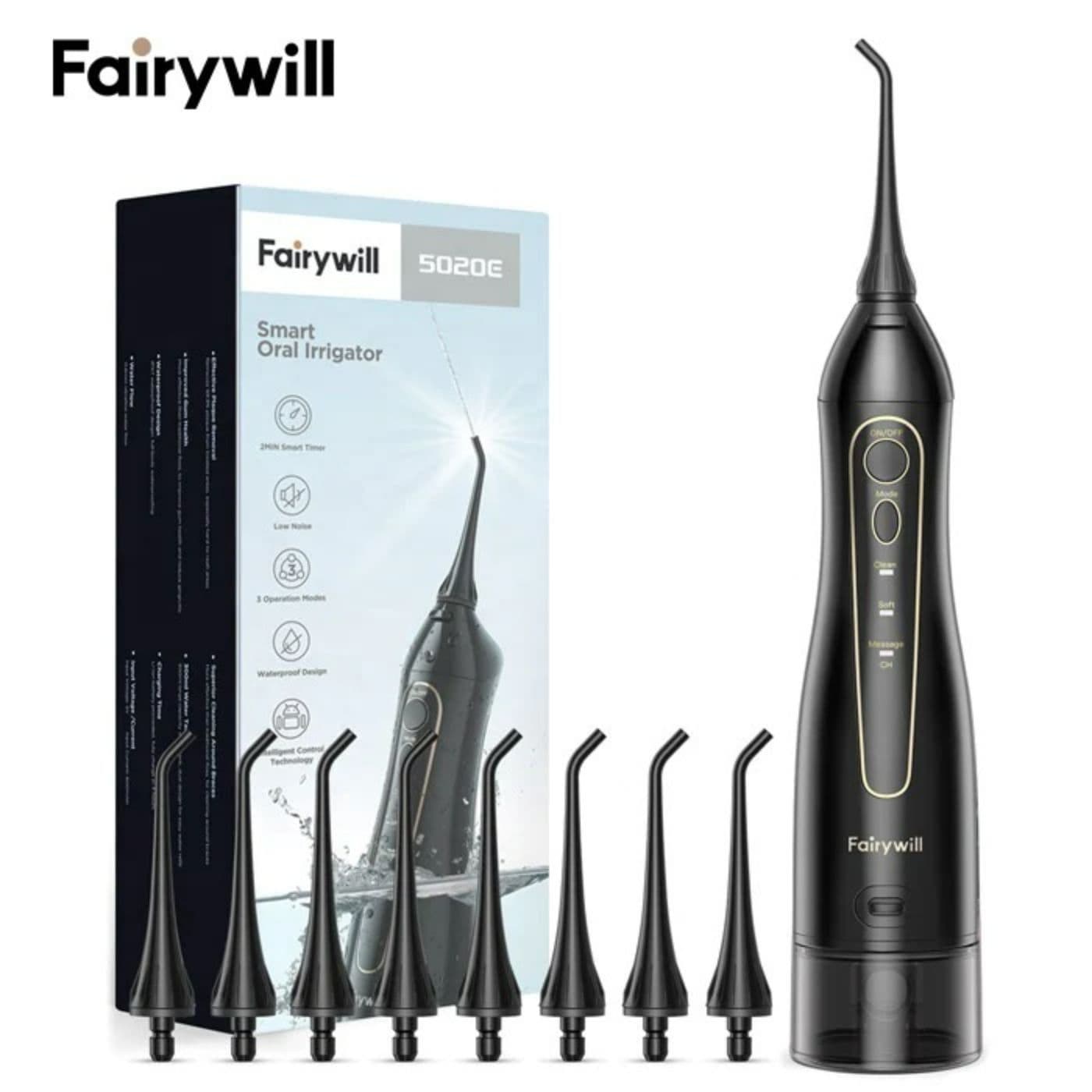 Fairywill Water Flosser Black 5020E-B 1KT