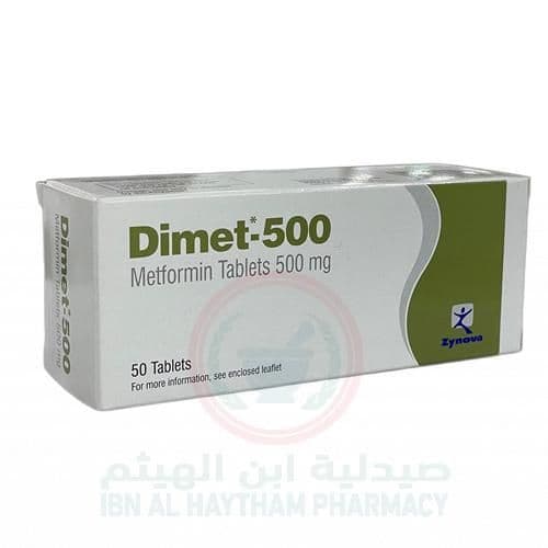 Dimet 500Mg Tablets 50'S