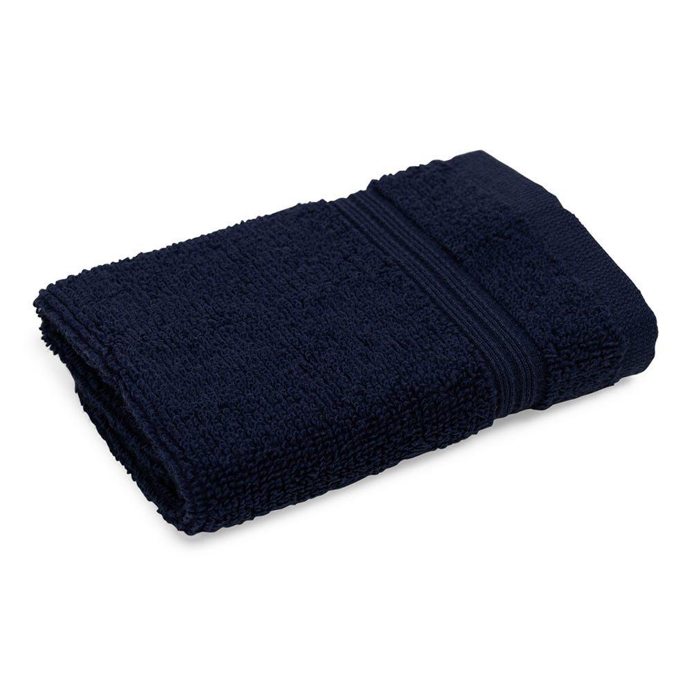 Just Home Face Towel, Navy - 350 Gsm, 30X30 Cm