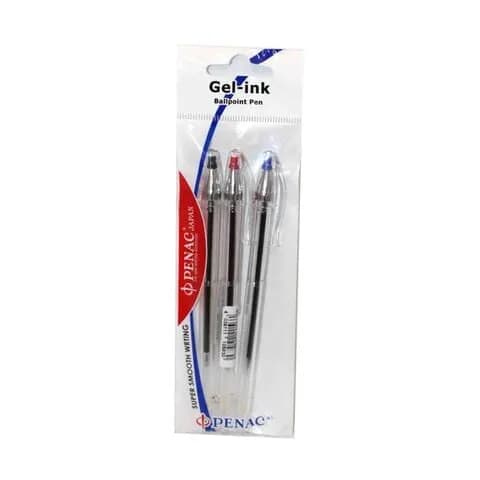 Penac Ch6 Ballpen 0.7Mm 3 Asstd