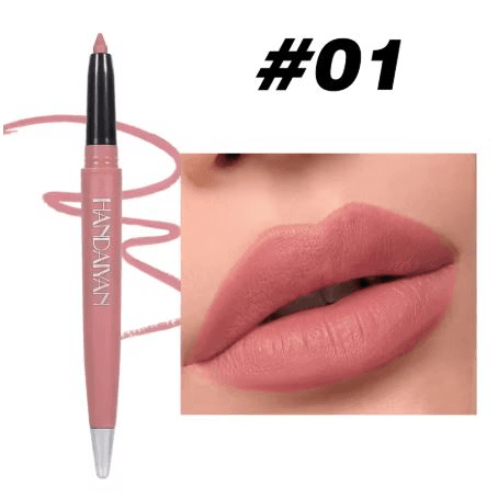 Matte Lip Crayon Velvet Lip Liner Waterproof Long Lasting Handaiyan 4
