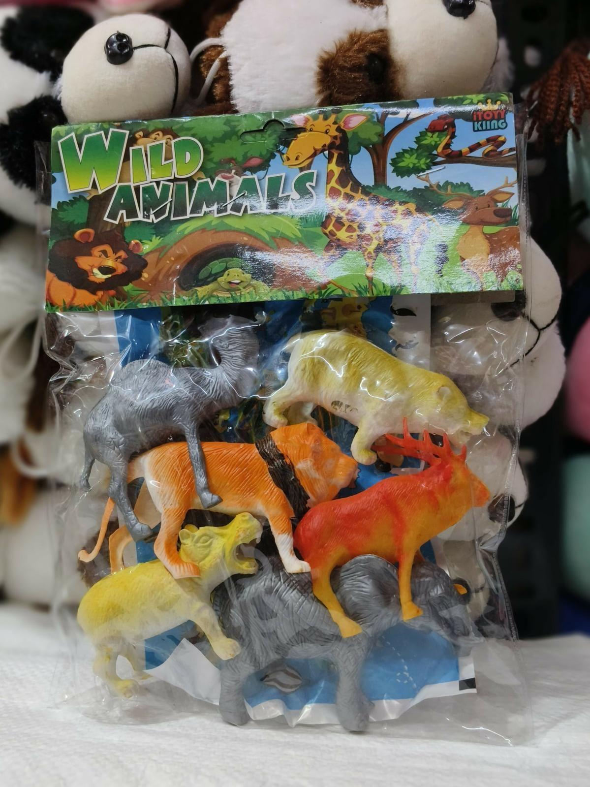 Wild Jungle Animals Figure Toy For Kids Size Small -