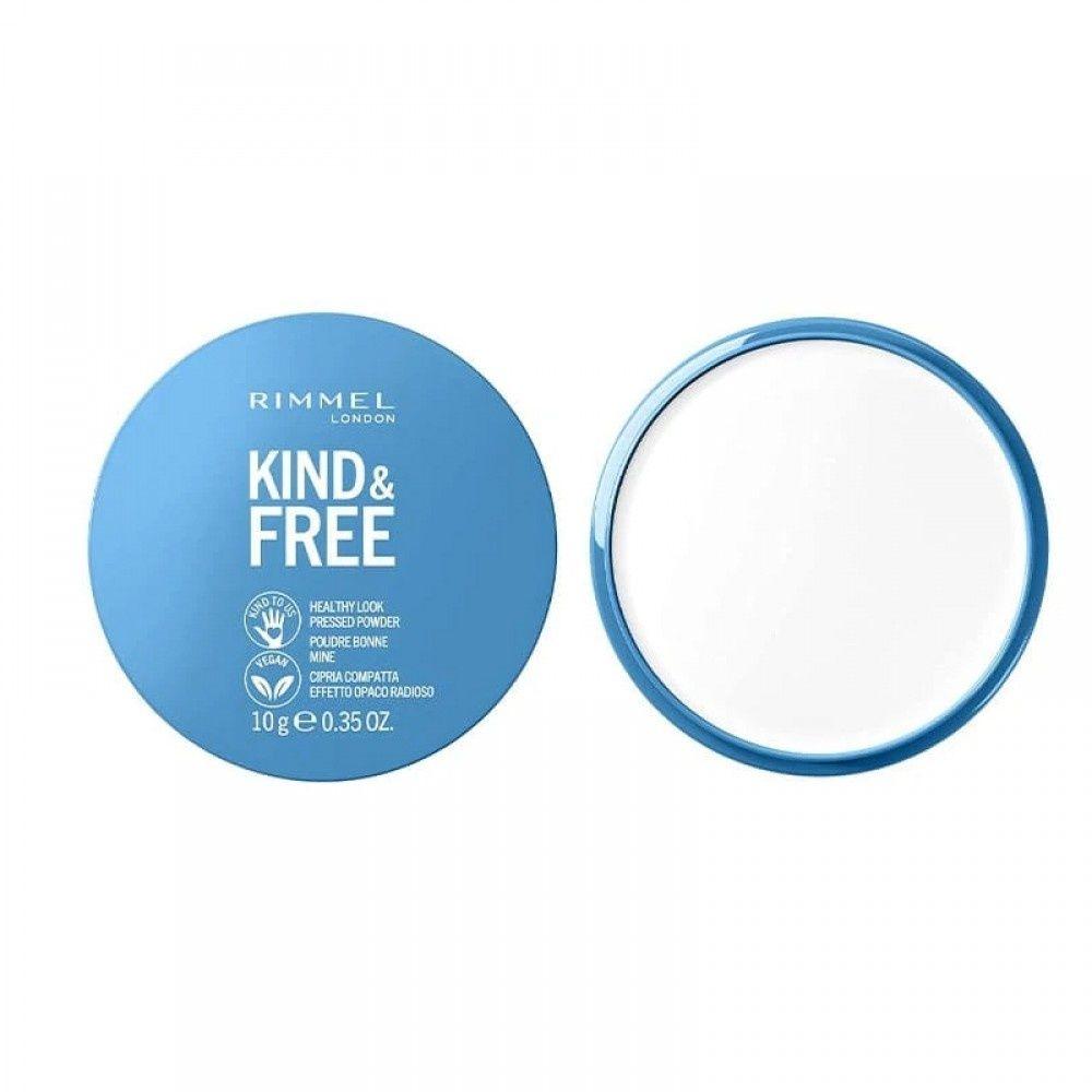 Rimmel London Kind & Free Vegan Pressed Powder 001 Translucent 10 Gm