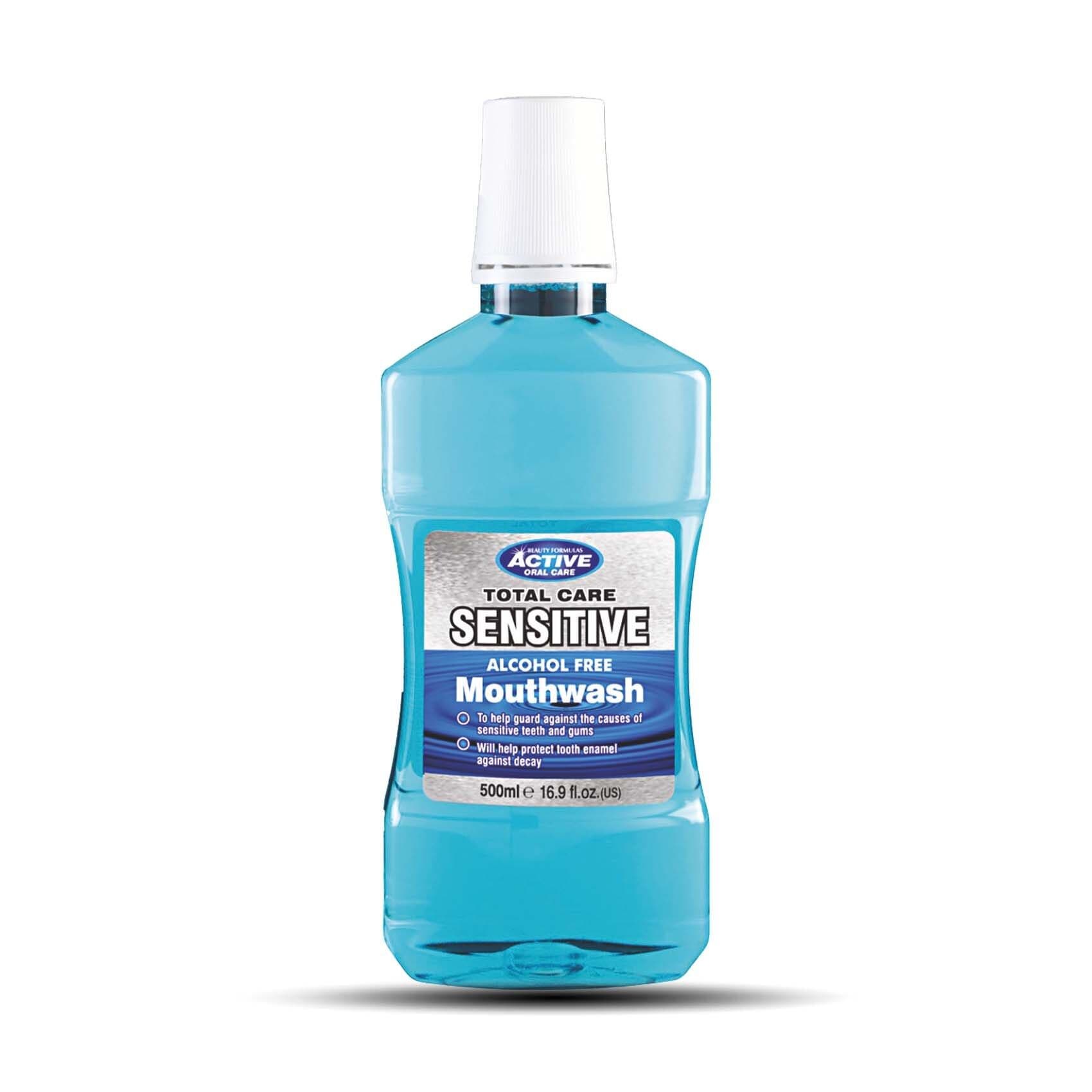 Active Total Care Sensitive Alcohol Free Mouthwash 500Ml No.12778