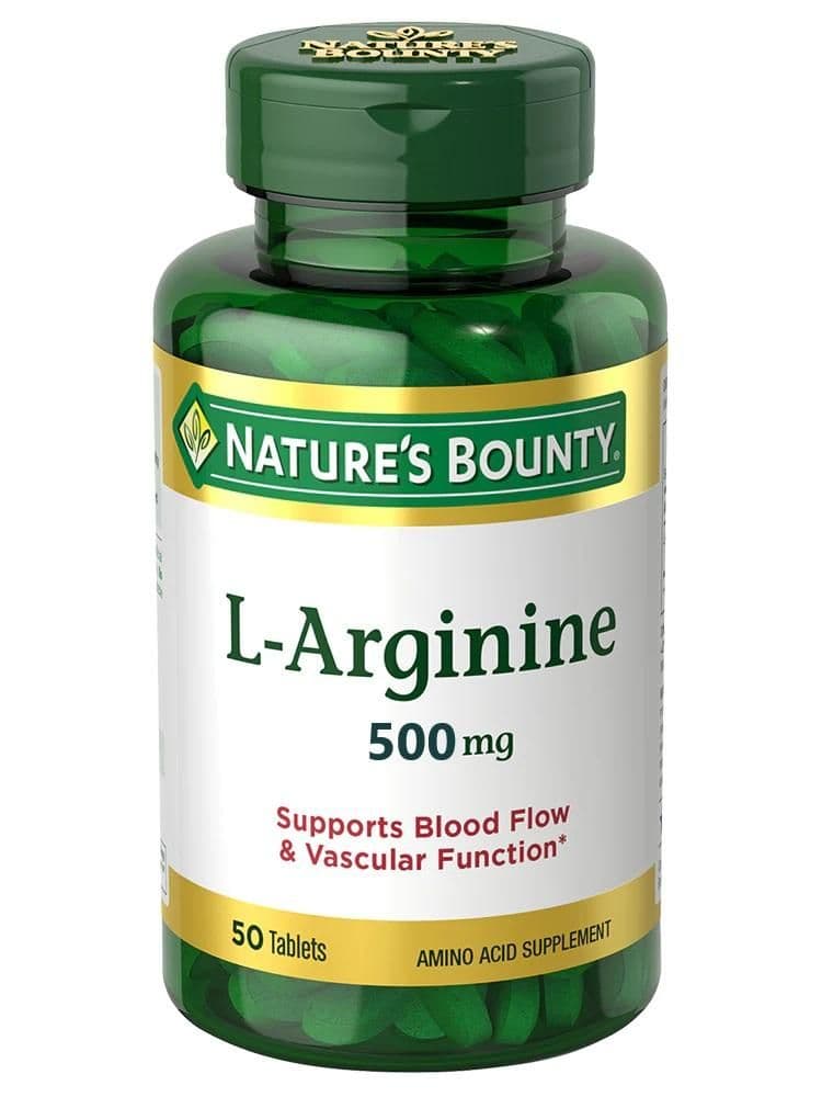 Natures Bounty L-Arginine 500Mg 50 Capsules No.12719