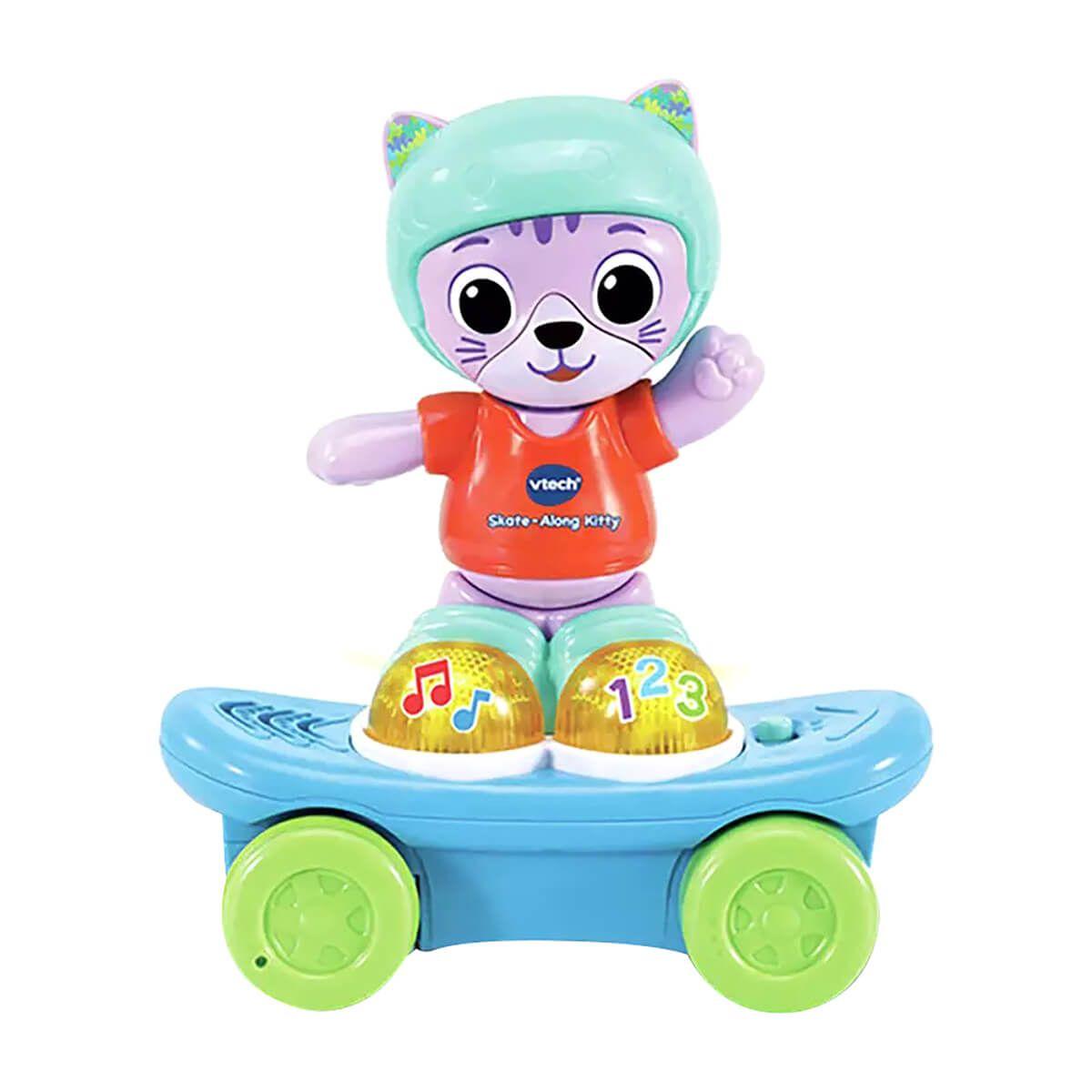 Vtech Pull Back Skater Cat Baby Toy