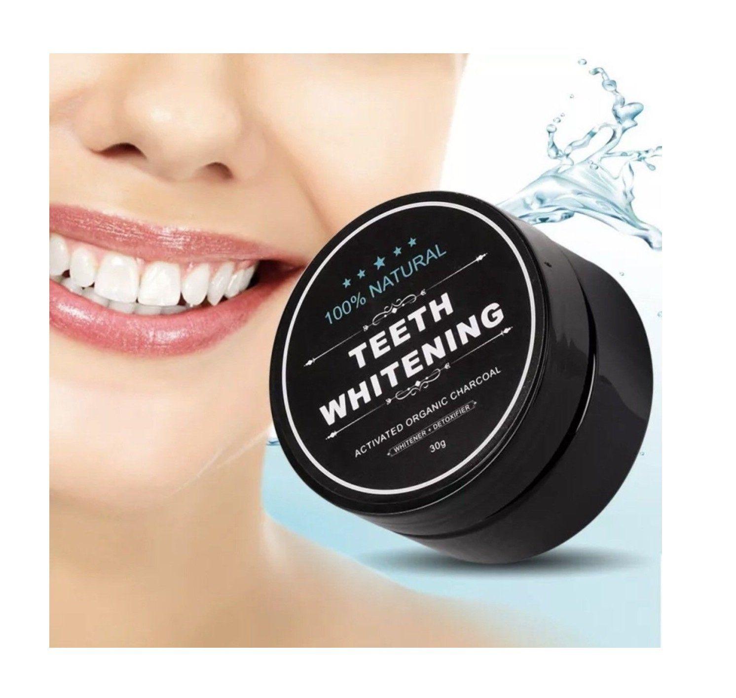 Activated Charcoal Teeth Whightening Organic Powder 100% Natueal