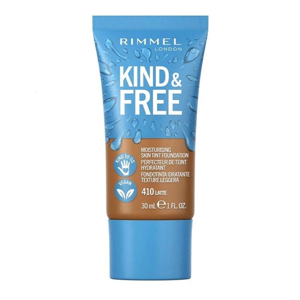 Rimmel London Kind & Free Moisturising Skin Tint Foundation 410 Latte 30 Ml