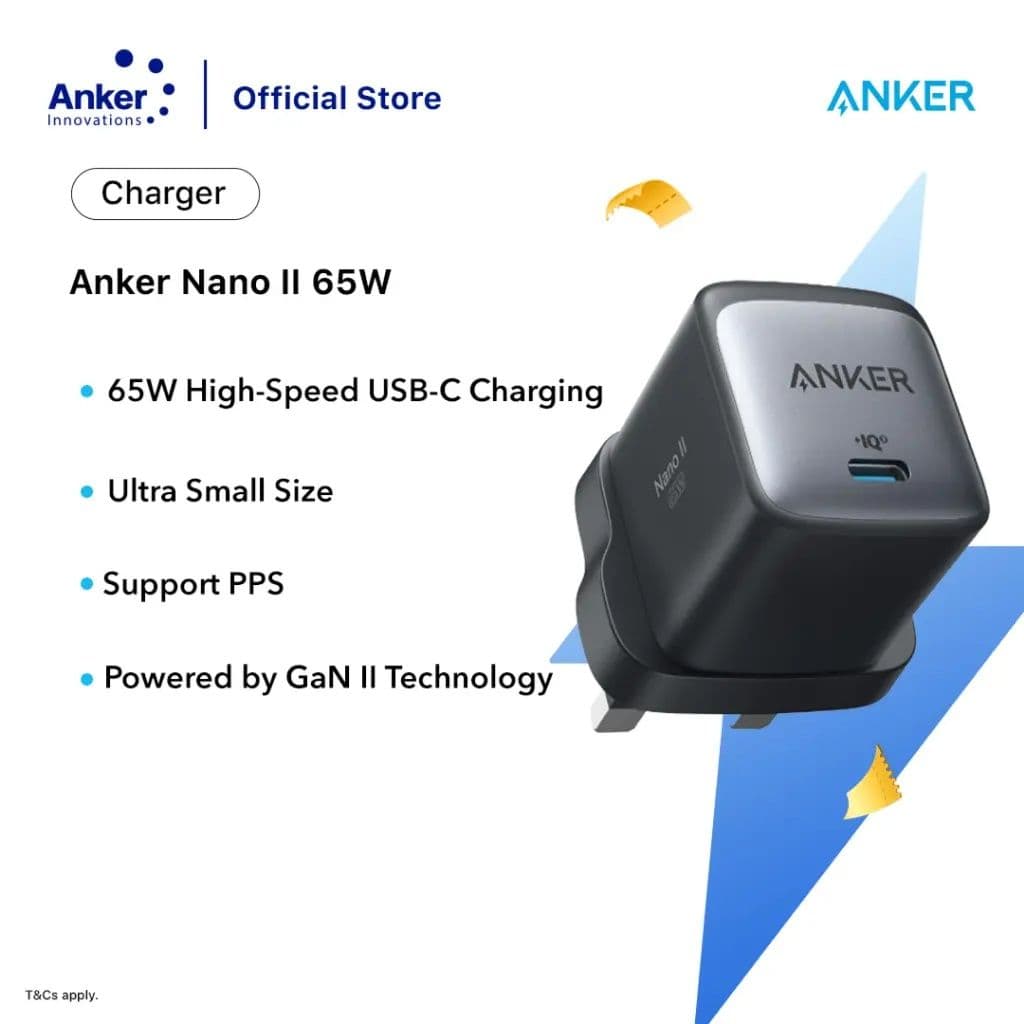 Anker Nano Ii 65W Faster And Smaller Usb - C Adapter - A2663