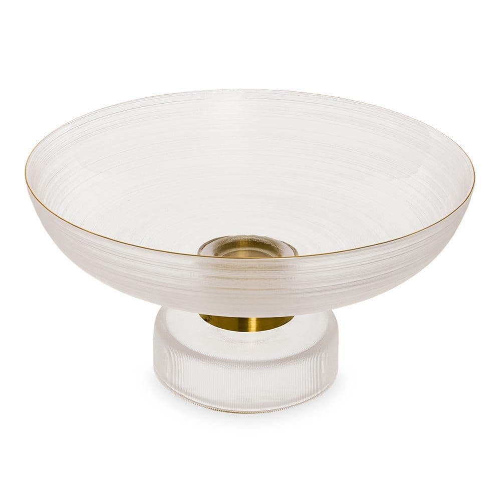 Arid Fruit Tray, Gold & White - Medium