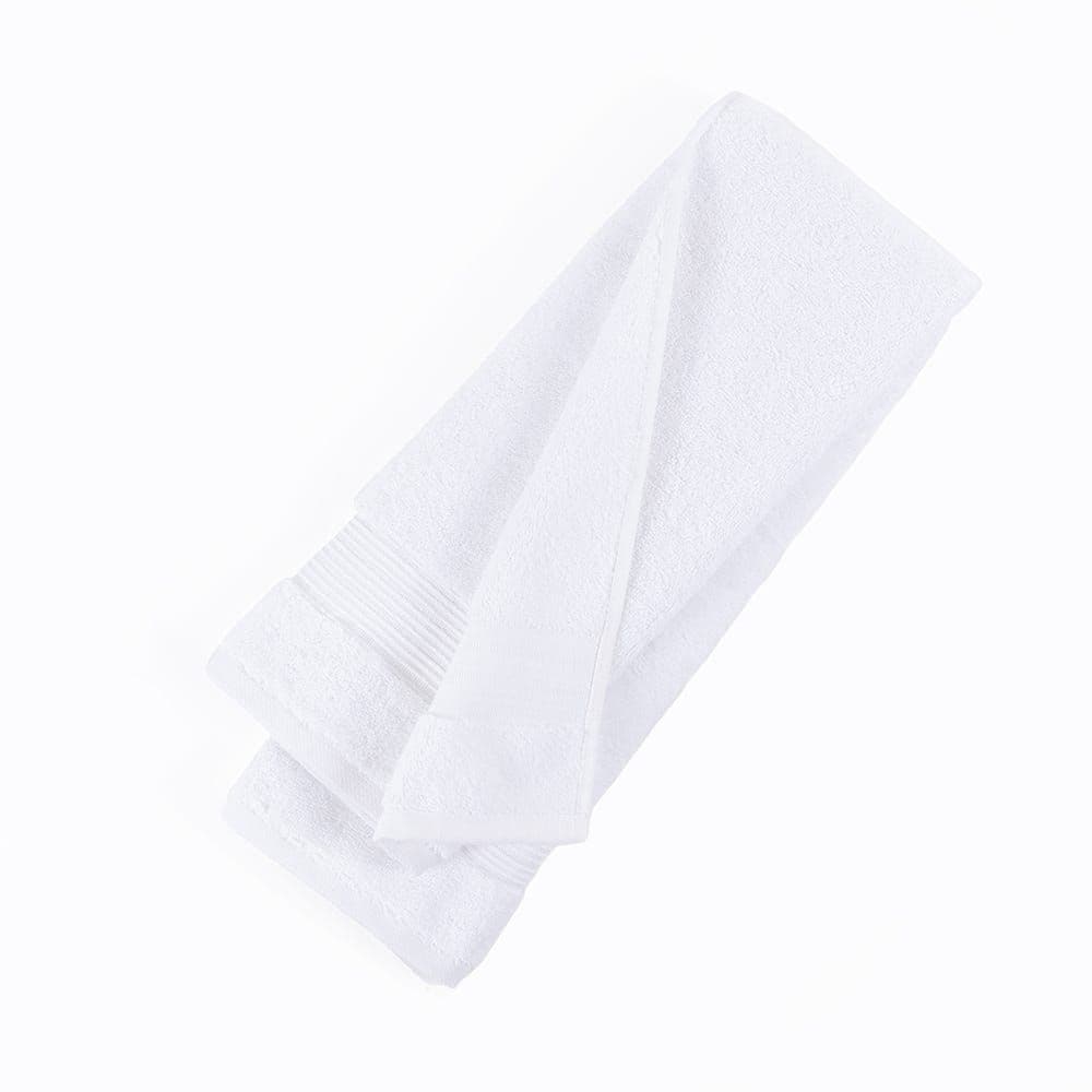 Serra Hand Towel, White - 600 Gsm, 50X90 Cm