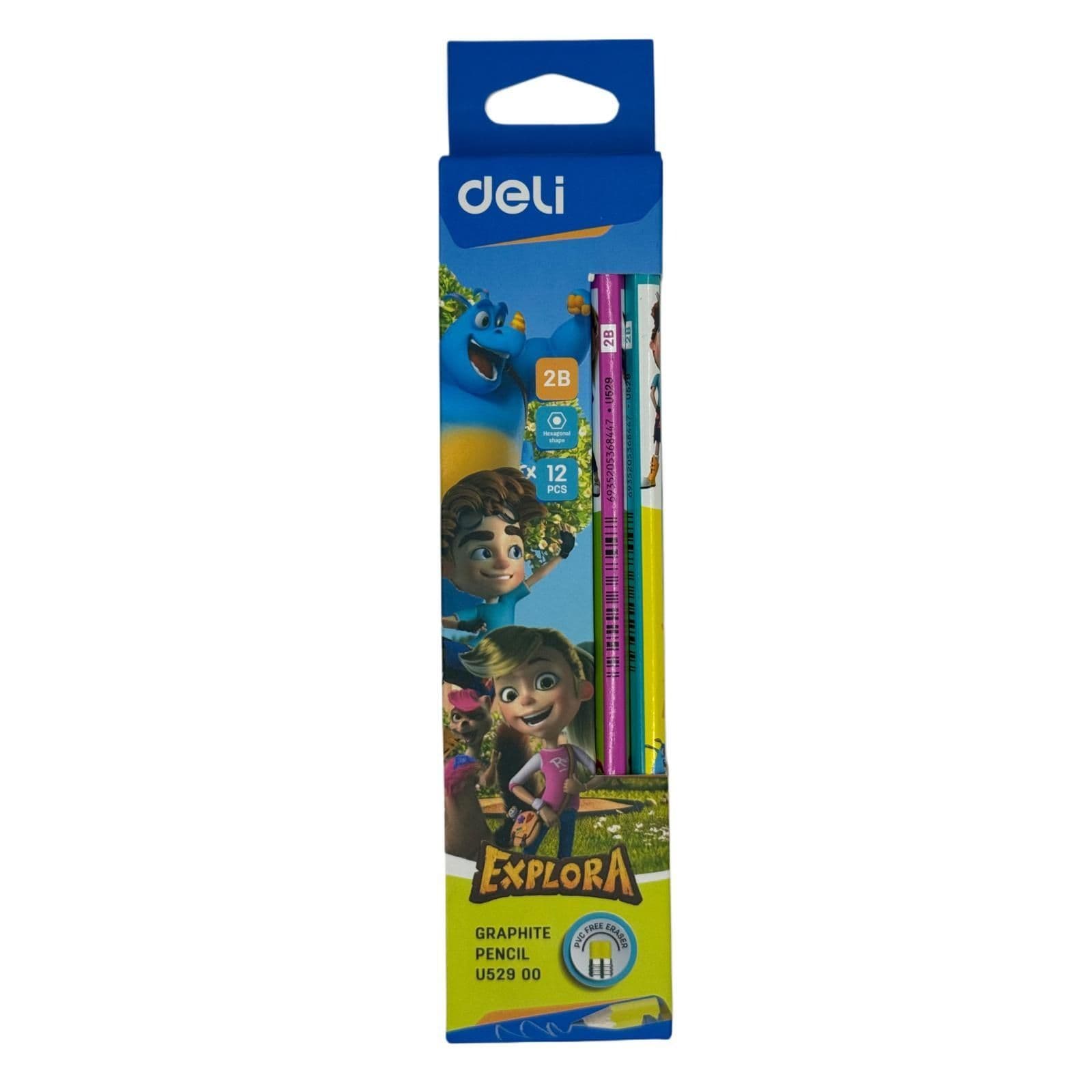 Deli 2B Explora Graphite Pencils (12 Pieces)
