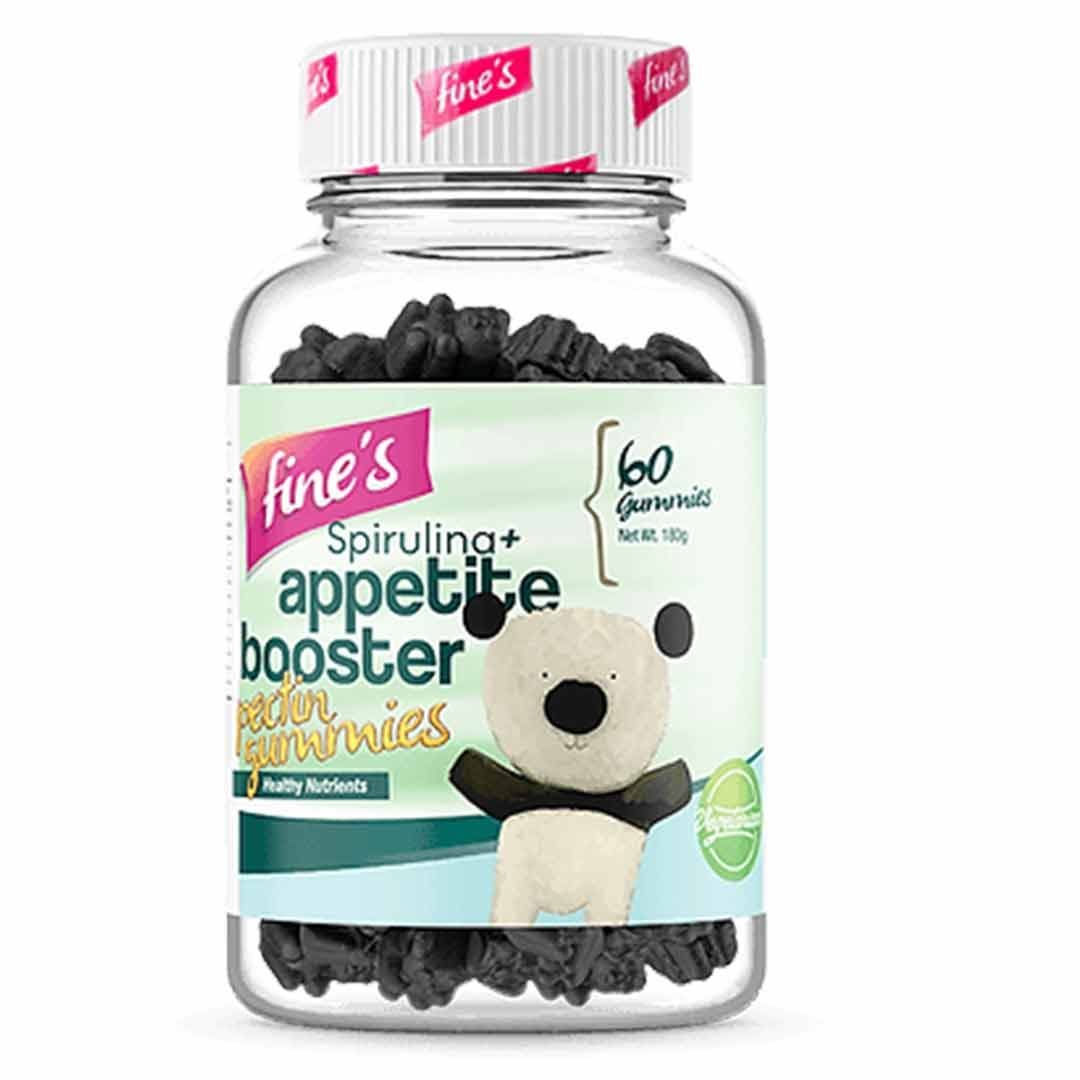 Fine'S Spirulina+ Appetite Booster Kids Pectin Gummies 60’S 60 Gummies