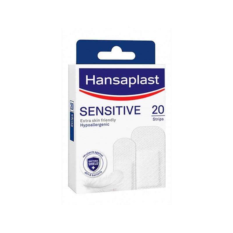 Hansaplast Sensitive Ext Skin Frdl Hypoallergnc 20 Strips
