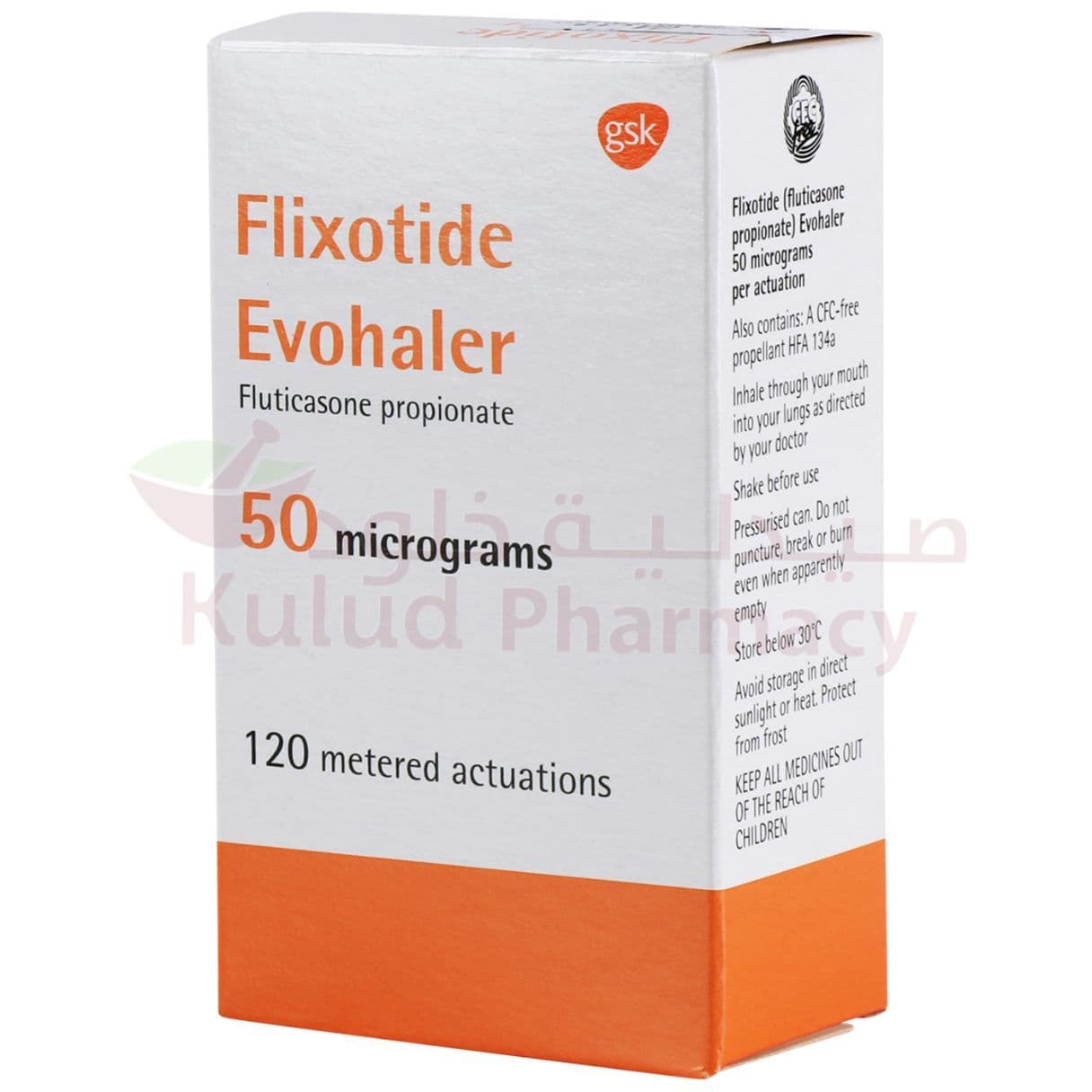 Flixotide Evohaler 50Mcg Inhalation Gas 50 Mcg 120 DO