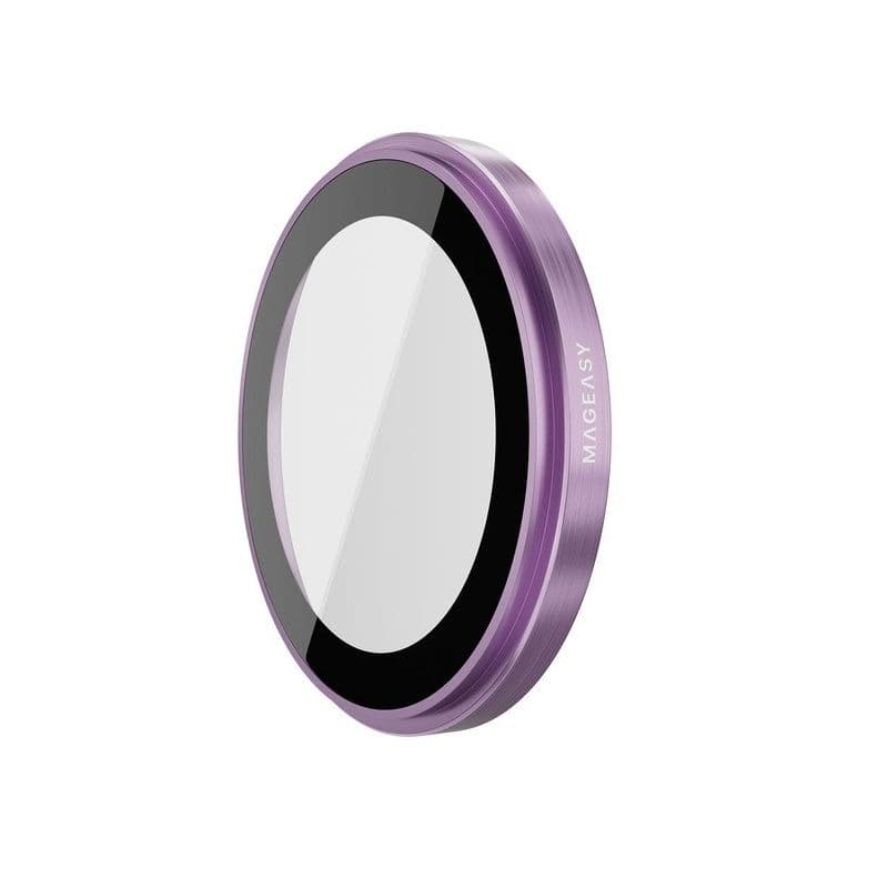 Mageasy Lenz Sapphire Lens Protector For 2024 Iphone 16 6.1/6.7, High Transparency Orchid