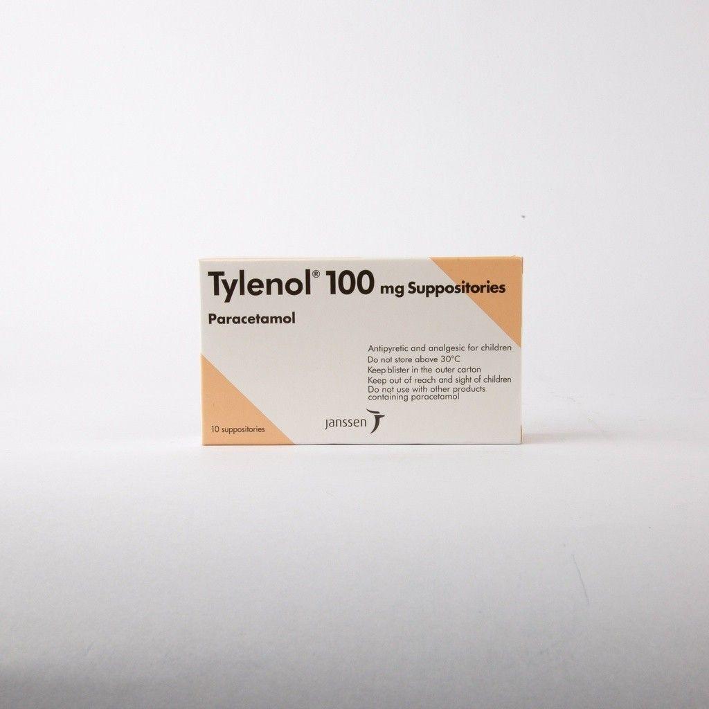 Tylenol 100 Supp 10`S