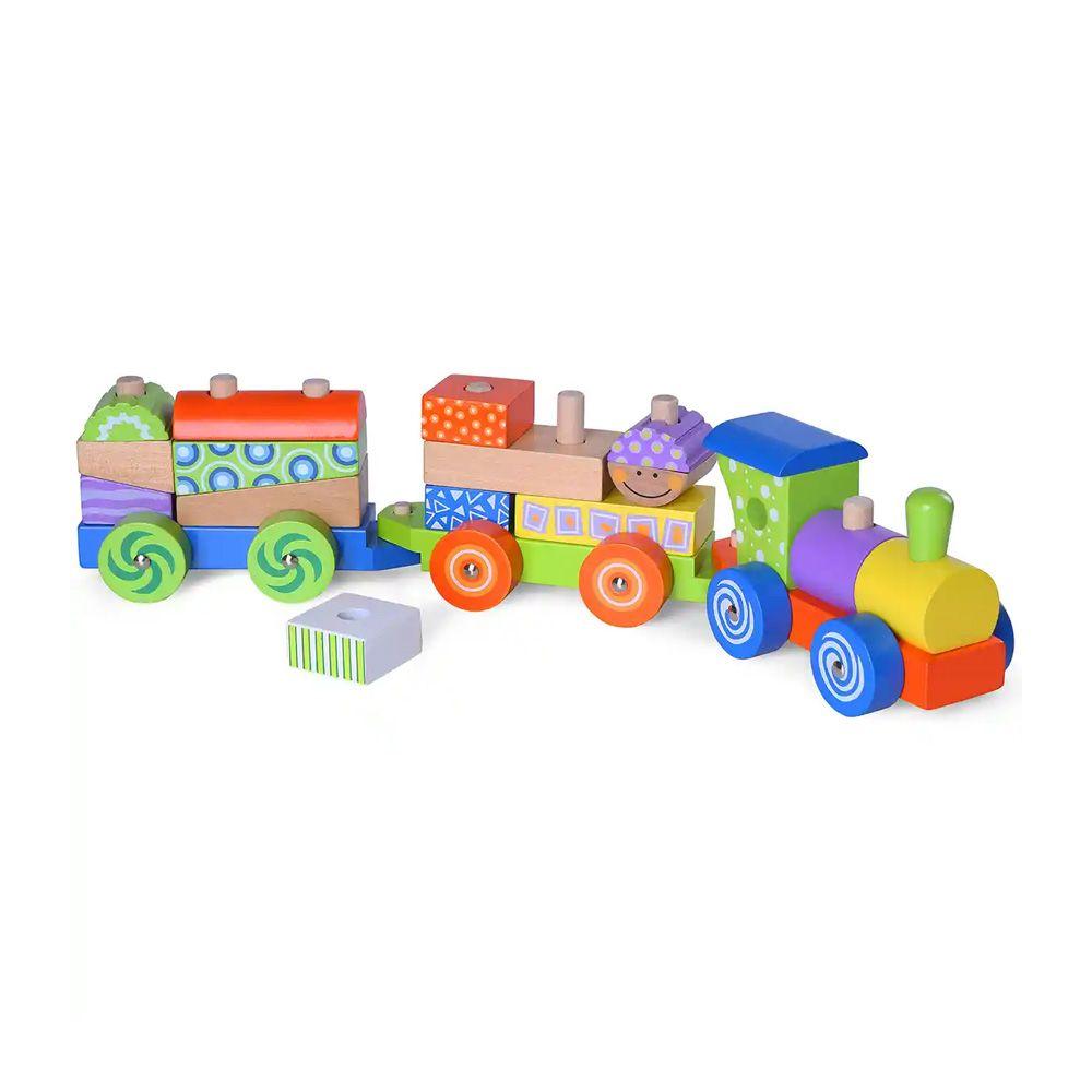 Edufun Wooden Block Train