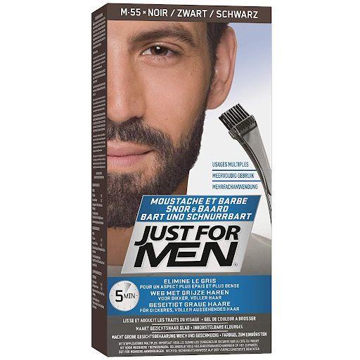 Just 4 Men Gel Moustache & Beard Re.Black M-55