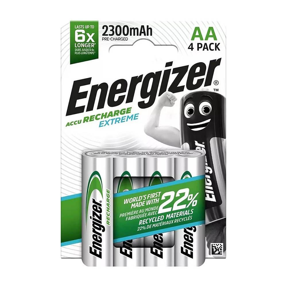 Energizer Recharge Extreme Nh15Bp4 Alkaline Aa Batteries (Pack Of 4)