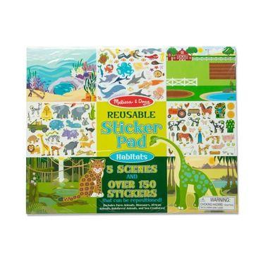 Melissa & Doug Md Reusable Sticker Pad - Habitats 46004196