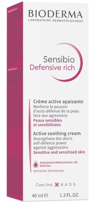 Bioderma Sensibio Defensive Rich Active Soothing Cream 40ml