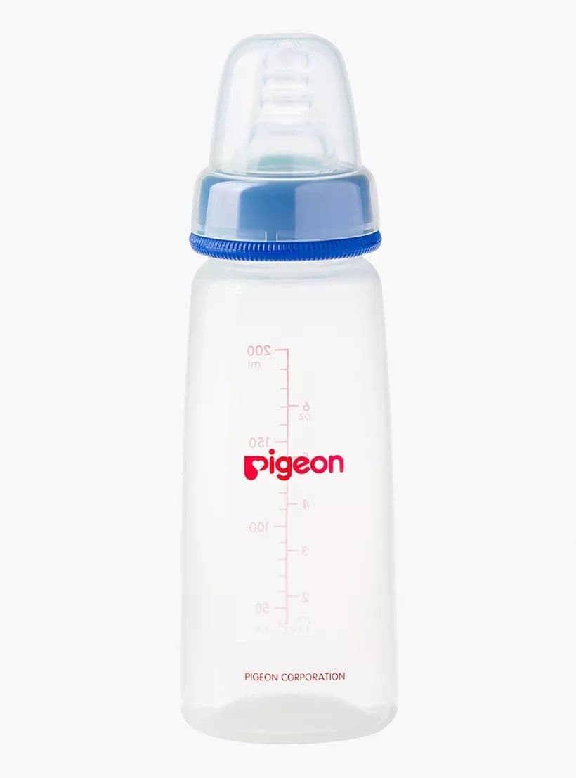 Pigeon PA26009 Plastic Feeding Bottle Clear 200ml 4m+