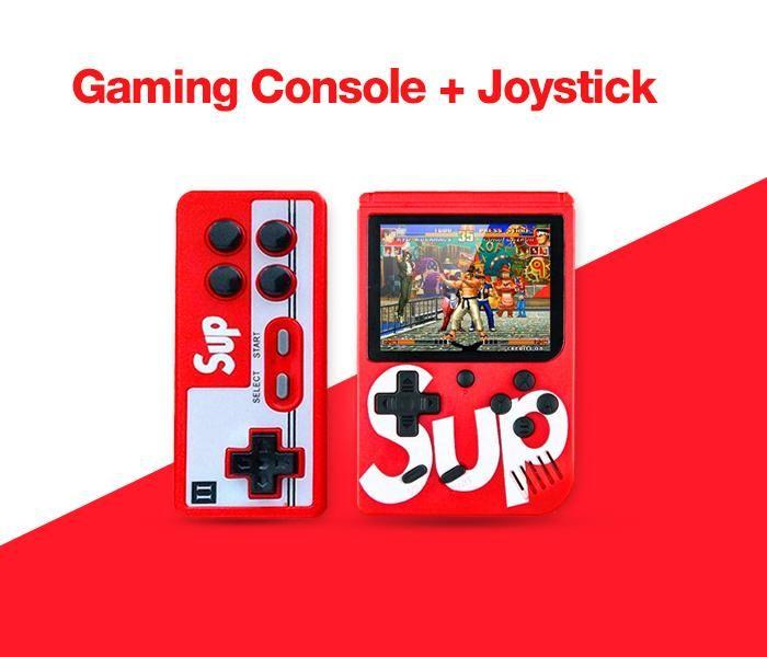 Sup 400 In 1 Game Box Wireless Retro Gaming Console With External Joy Stick