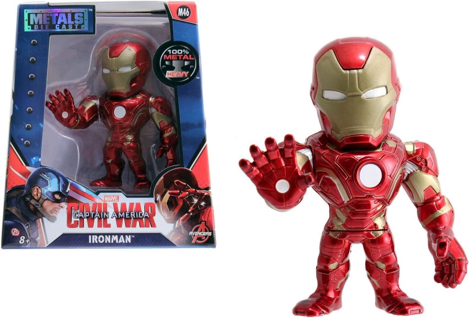 Jada Marvel Ironman Figure 4Inch Collectable Die Cast Figure