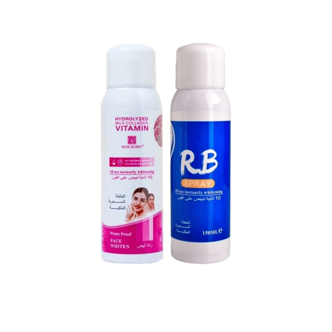 Rose Berry Hydrolyzed Milk + Rose Barry Spray 10 Sec Instantly Whitening Skin Spray