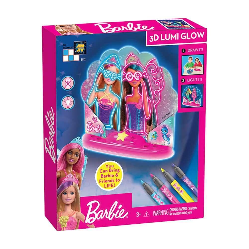 Barbie Fairy 3D Lumi Glow Paint 'N Lite