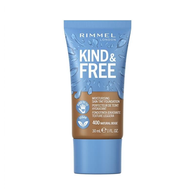 Rimmel London Kind & Free Moisturising Skin Tint Foundation 400 Natural Beige 30 Ml