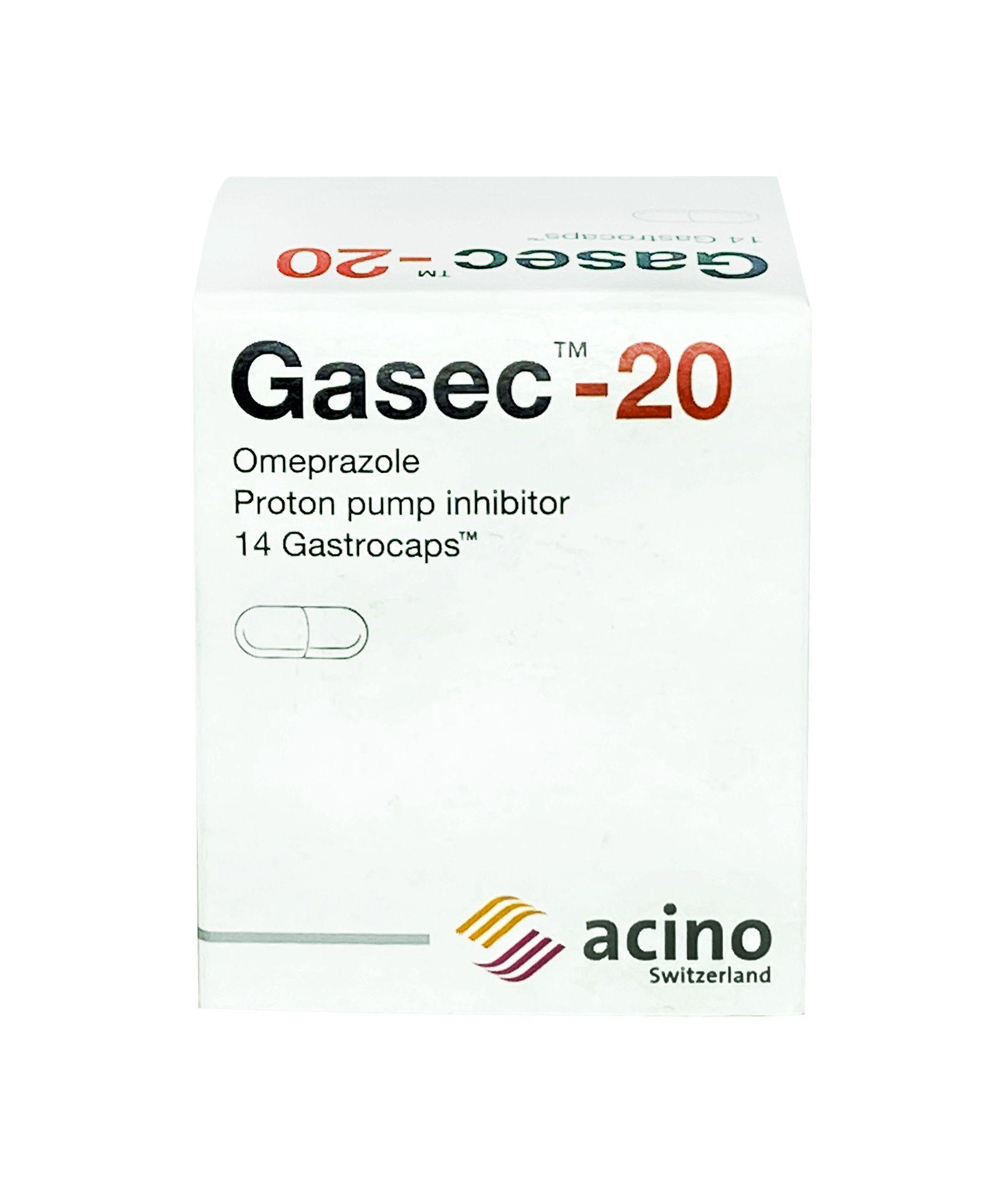 Gasec 20Mg Tab 14'S 004W