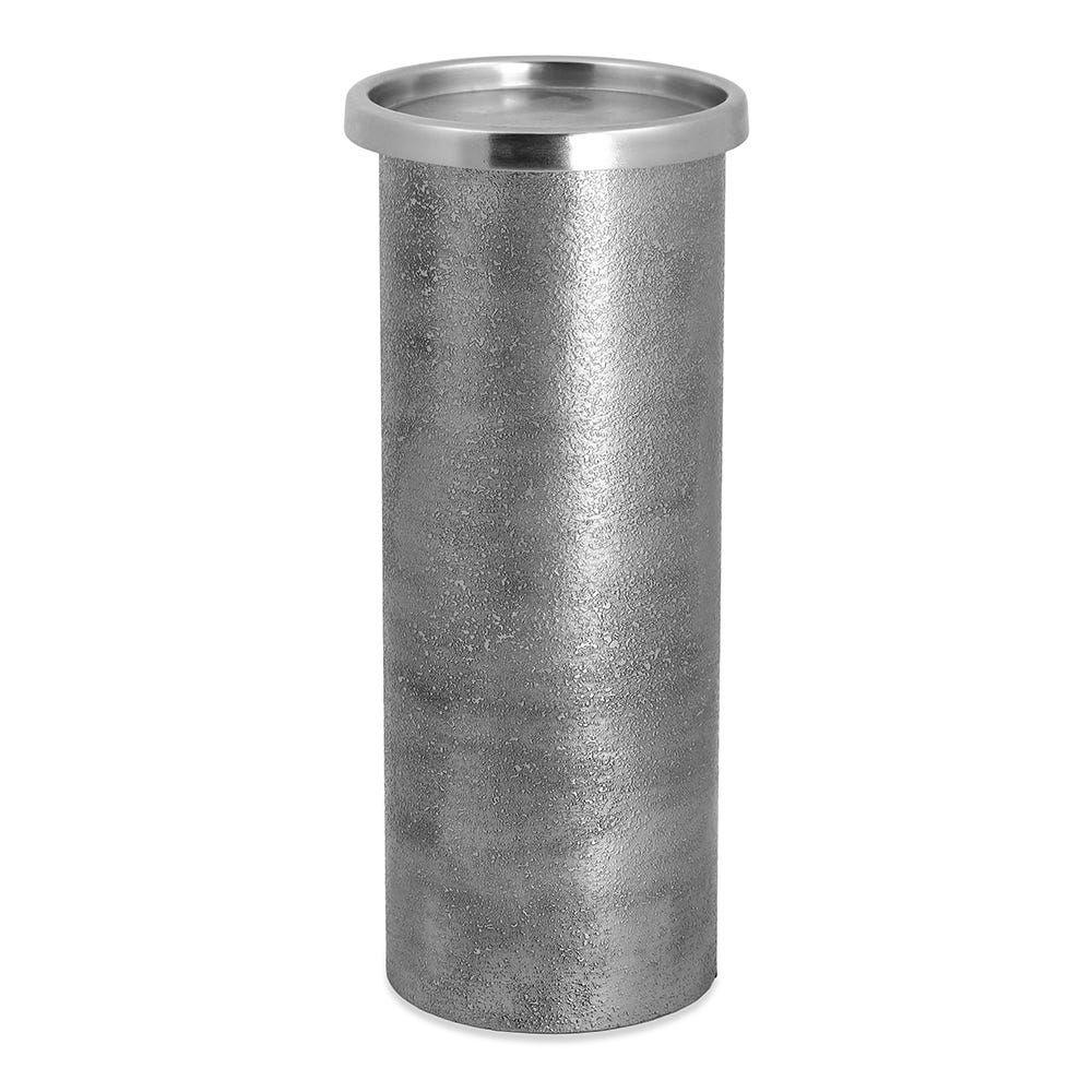 Drune Candle Holder, Silver - 14X28 Cm