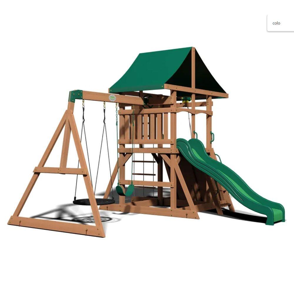 Backyard Discovery Grayson Peak Swing Set - 412cm x 381cm x 303cm