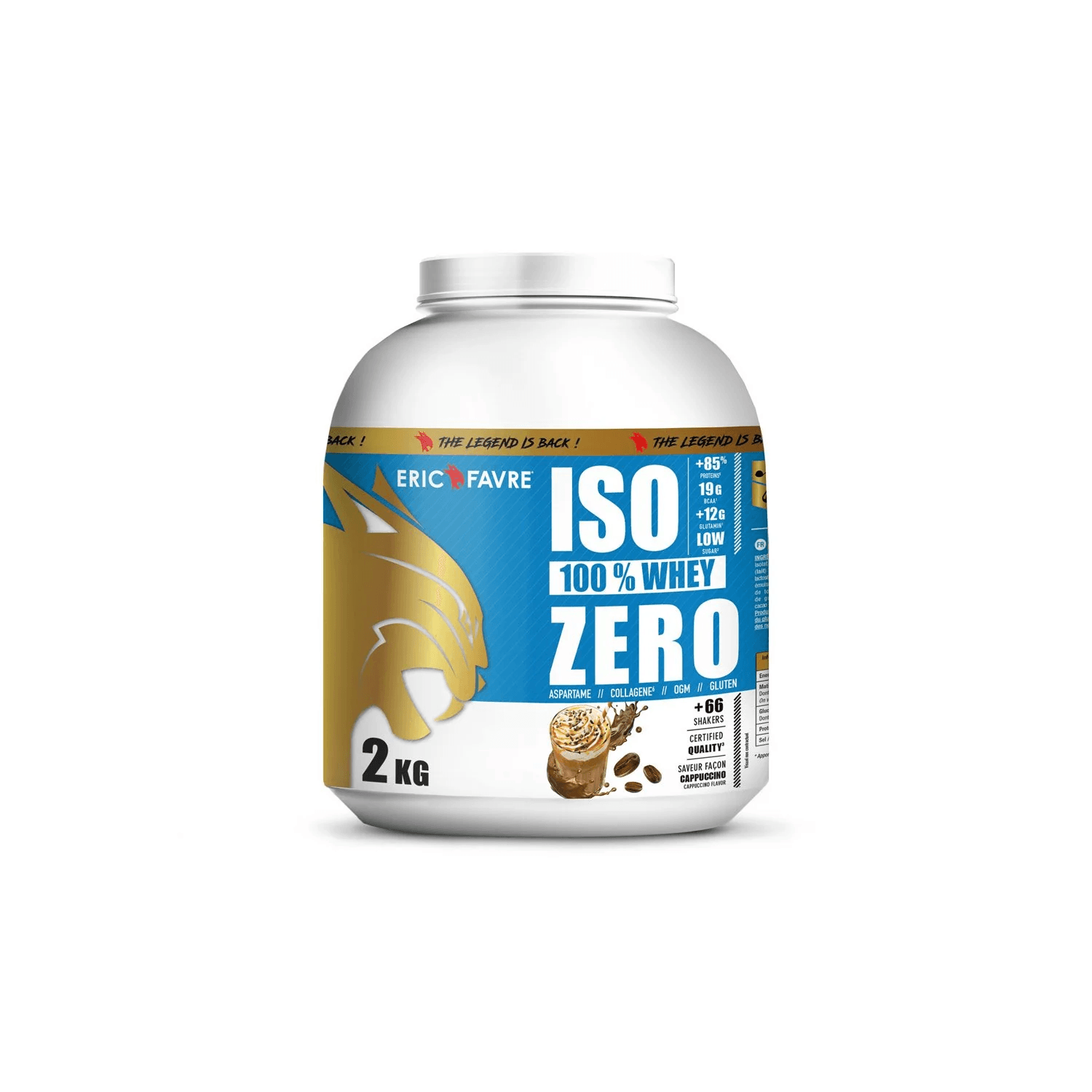 Eric Favre Iso 100% Whey Zero Cappuccino 2Kg