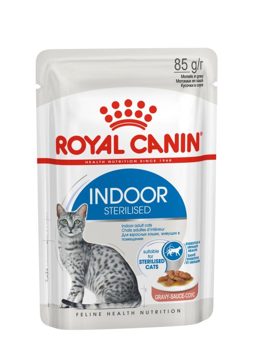 Royal Canin Indoor (WET FOOD - Pouches) 12 x 85g