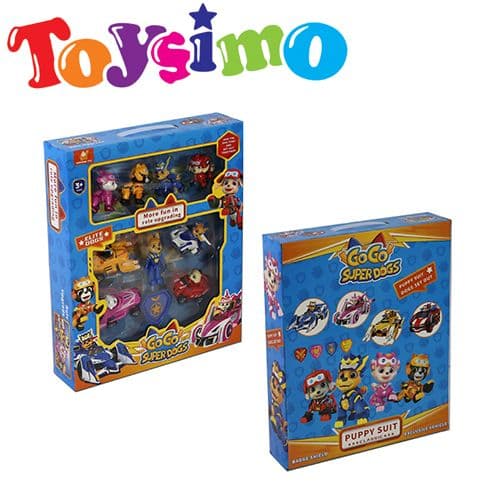 10-In 1 Go Go Super Dogs Figures Set