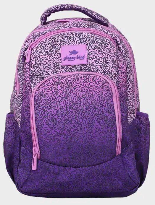 Backpack Multi Comp 3 Zip Premium, Pencil Case 18" Assorted Color Gb5195