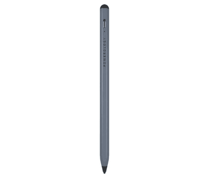 Powerology P21Stypgy 2 In1 Universal 2Mm Ipad Pen Smart Stylus Pen - Grey - Slr