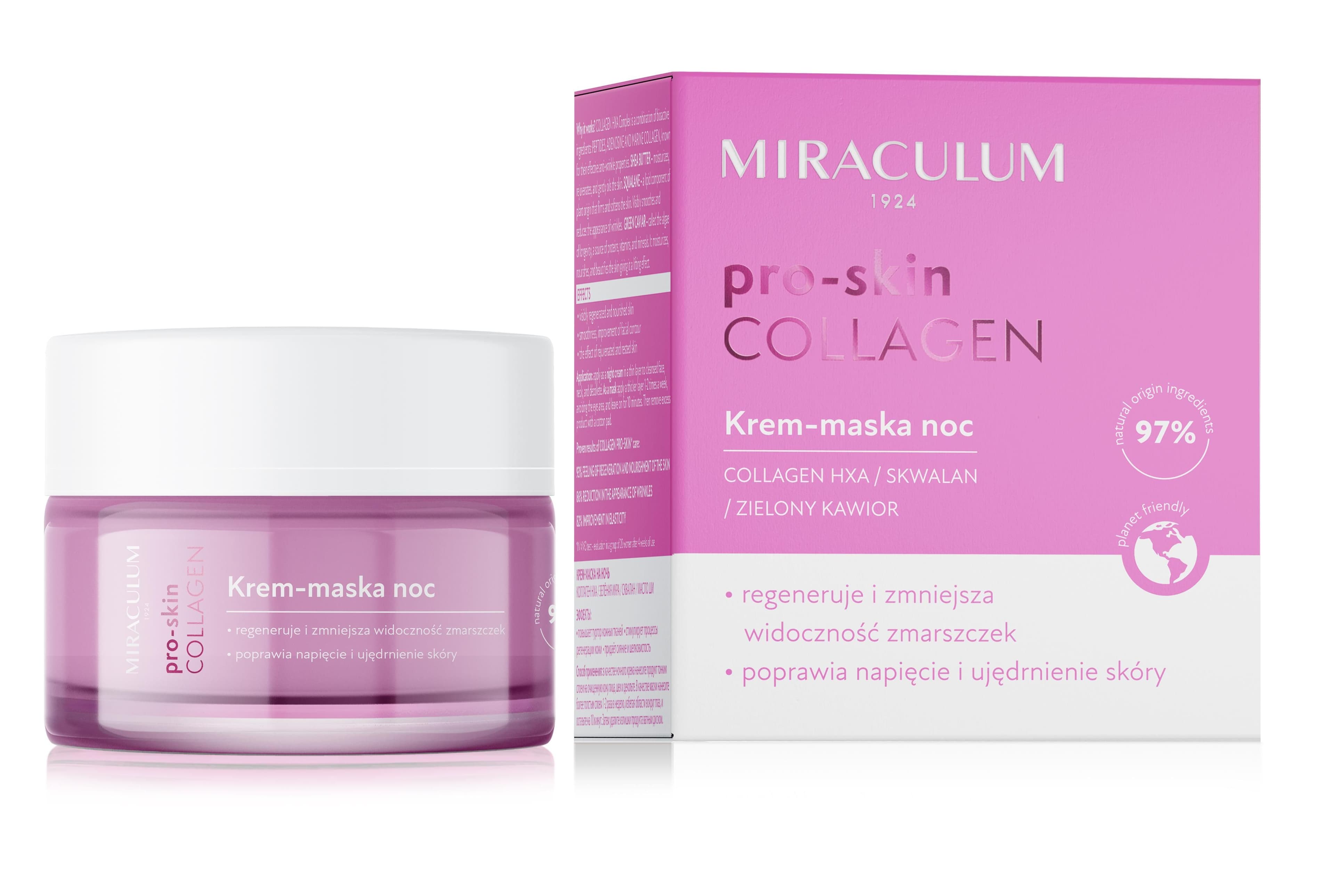 Miraculum Pro-Skin Collagen Anti-Wrinkle Nigt Cream - Mask