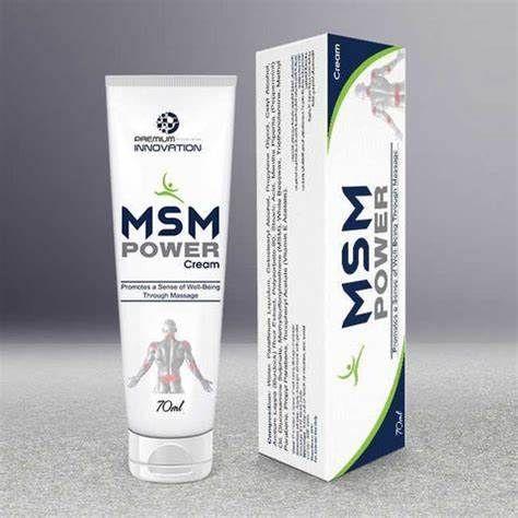 Msm Power Cream 70 Gm 06Ot