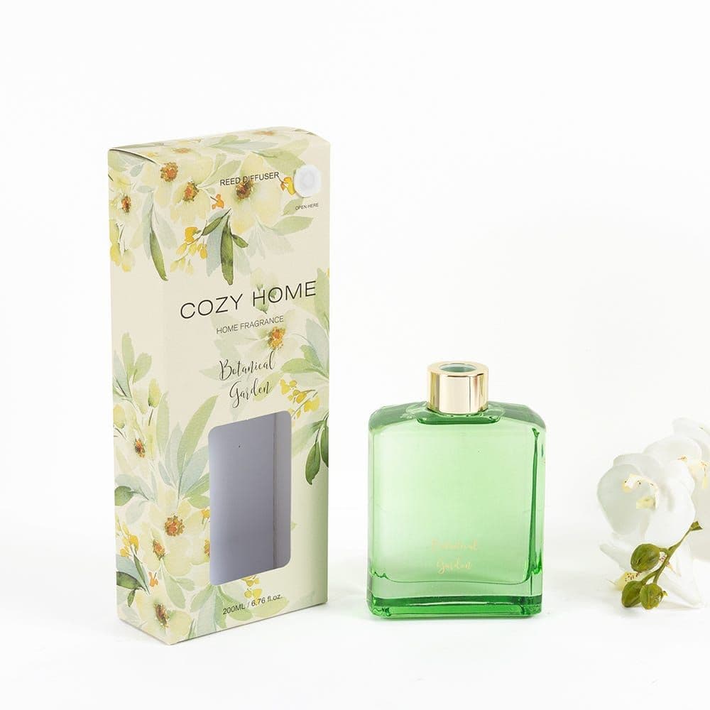 Cozy Home Botanical Garden Reed Diffuser, Green - 200 Ml