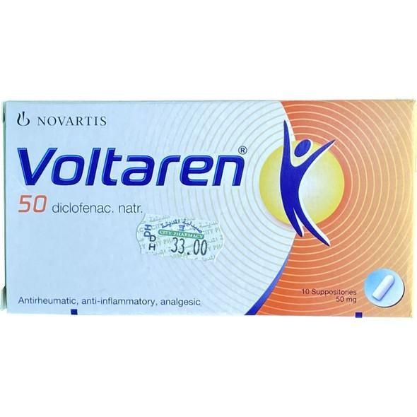 Voltaren 50Mg Supp 10'S