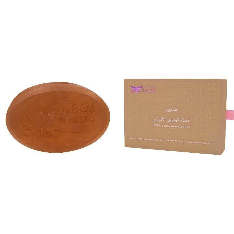 Kuwait Shop White Silk Misk Soap Moisturise And Refresh Senstive Area 100Gm