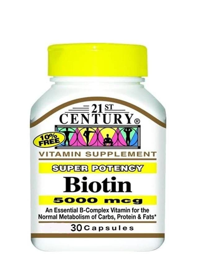 21 Ch Biotin 5000Mcg Cap 60'S