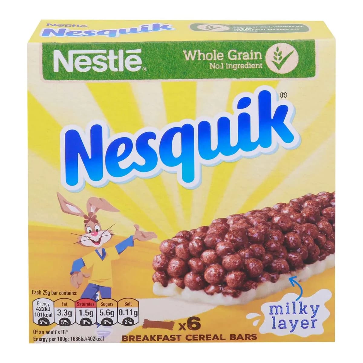 Nestle Nesquik Cereal Bar, 150 G